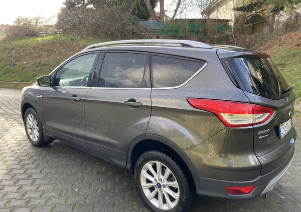 Ford Kuga cena 55000 przebieg: 118724, rok produkcji 2015 z Szczecin małe 667